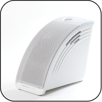 ホワイトのMIRAI SPEAKER Mini